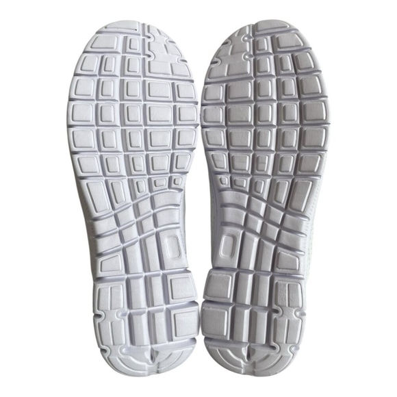 Women’s White Mesh Athletic Sneakers Walking Moccasins Shoes Sz US 10/ EU 41 New - Picture 6 of 7